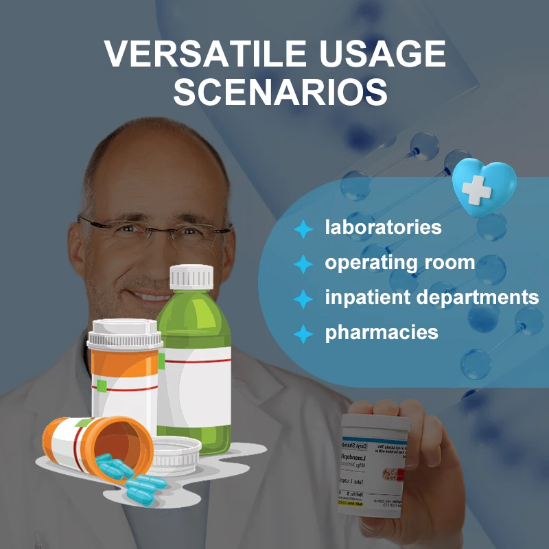Customized Pill Capsule Sticker Plastic Tablet Bottle Oral Label Pill Bottle Labels