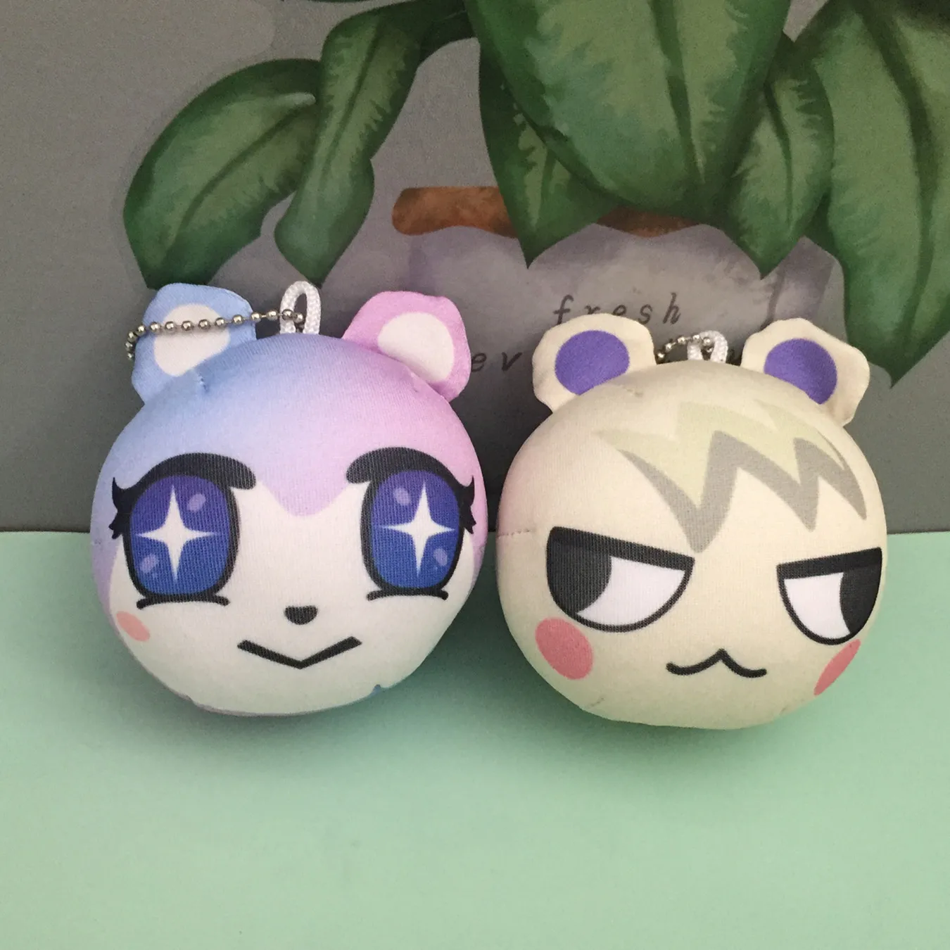 Custom Made Omanjuu with Ears Manjuu Fillings Inside Anime Plush Keychain Pendant