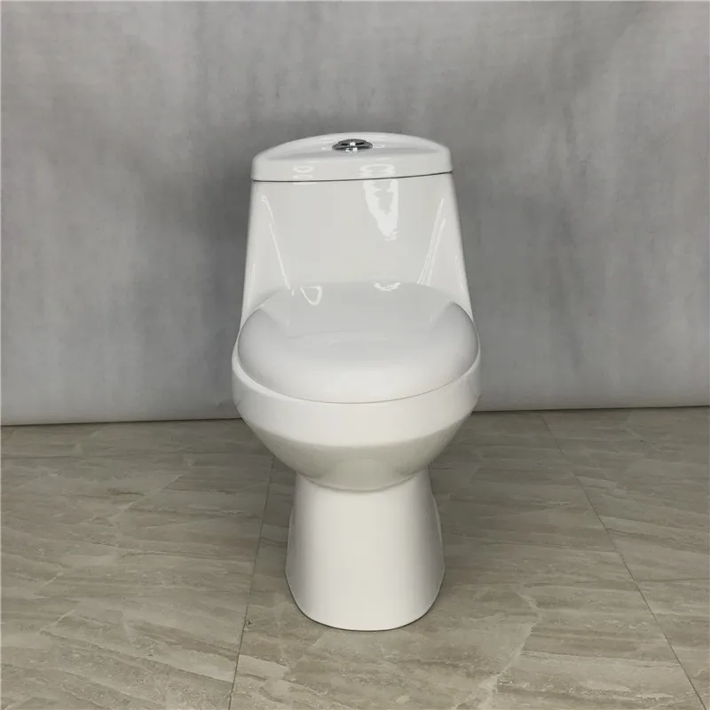 Wholesale Factory Price Bathroom White Siphonic One Piece Wc S-Trap Toilet Bowl For South Africa