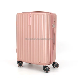Light Weight ABS+PC 20 Inch Smart Luggage Travelling Suitcase With Customized Logo Trolley Case