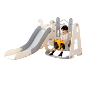Cheap Price Plastic Slide for Children Home Kids Slide Colorful Slide with Swing