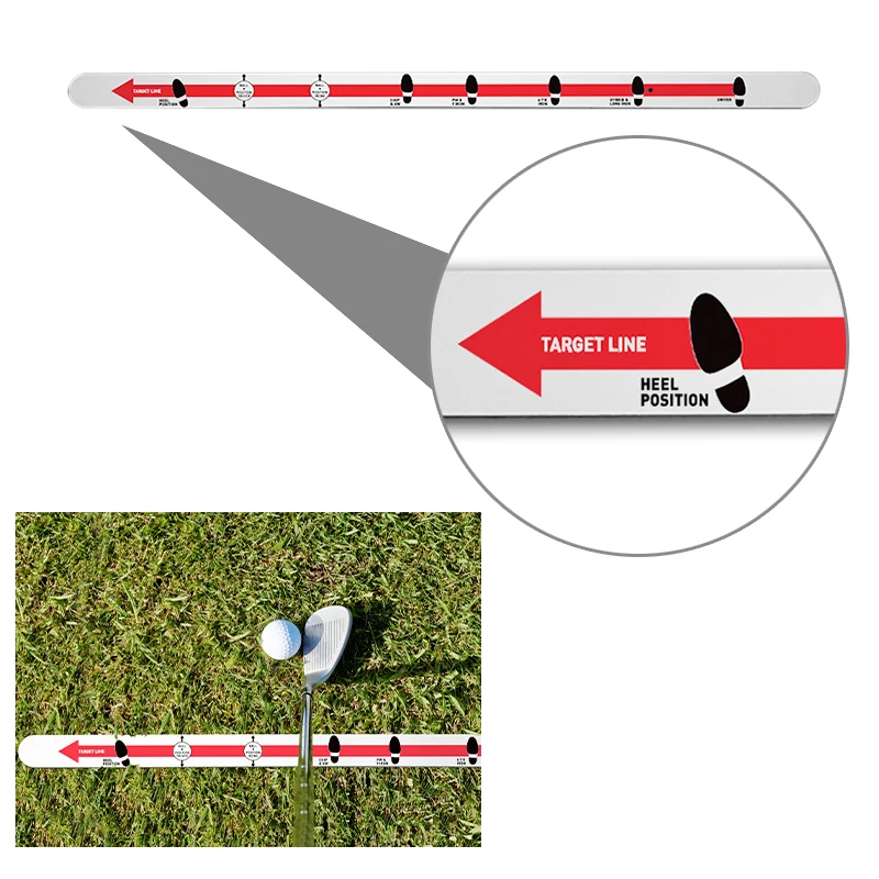 New Arrival Golf Putting Ruler For Golf Trainer Putting Line Guide With