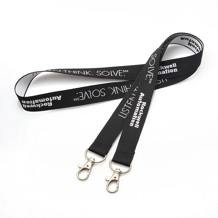 Neck Lanyard Keychain with logo Custom Printing Dye Sublimations Jacquard Ribbon