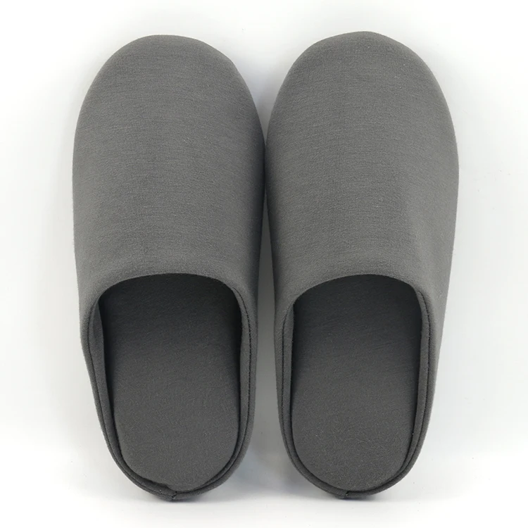 Mens Washable Ultra Bamboo Fabric Unisex House Memory Foam Outdoor Home Indoor Slippers for Women