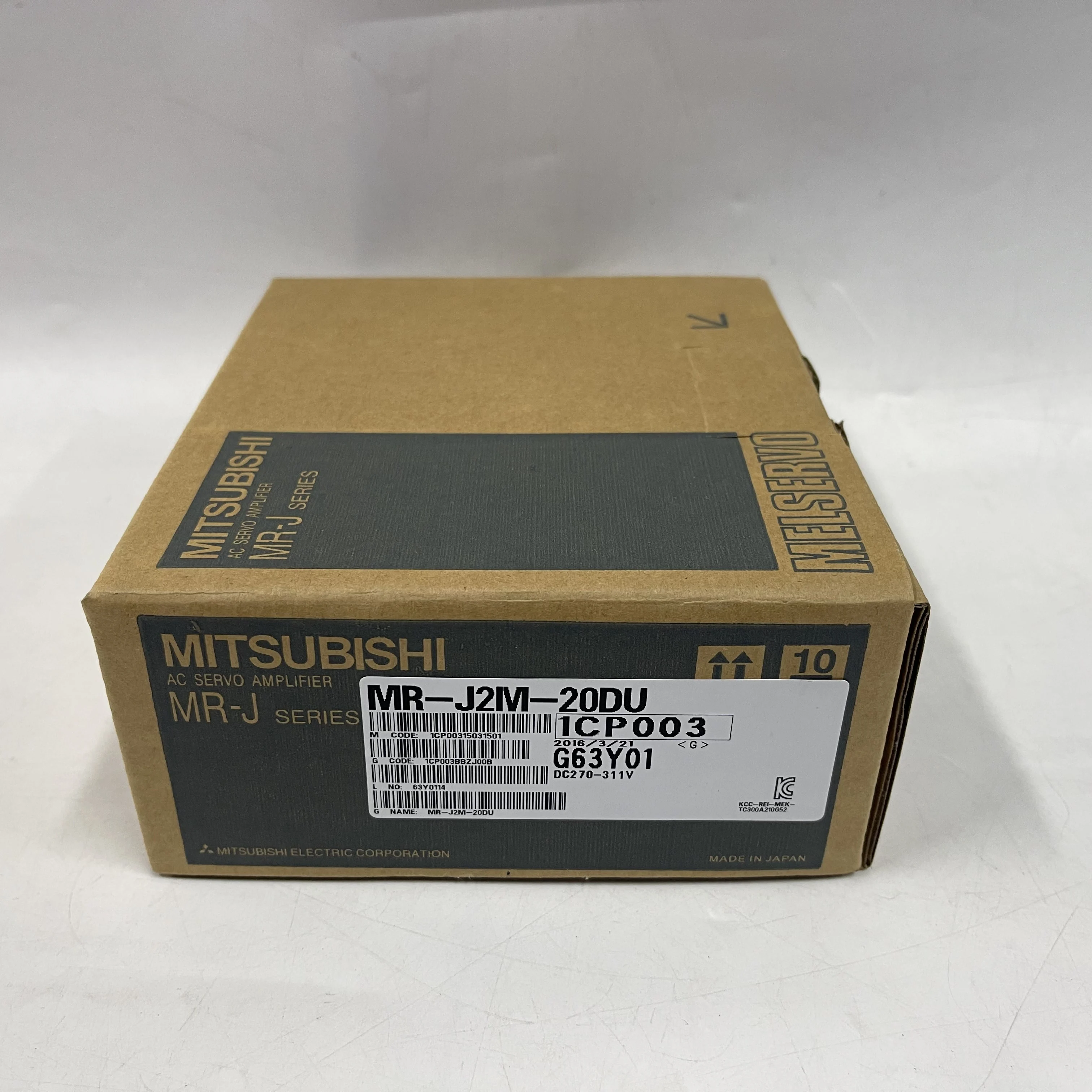 Mitsubishi MELSERVO J2M Series AC Servo Amplifier MR-J2M-20DU Mitsubishi MELSERVO J2M Series AC Servo Amplifier MR-J2M-20DU