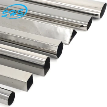 Factory price inox tube stainless steel square welded tubing grade 304 316 with polishing surface for balcony guardrail