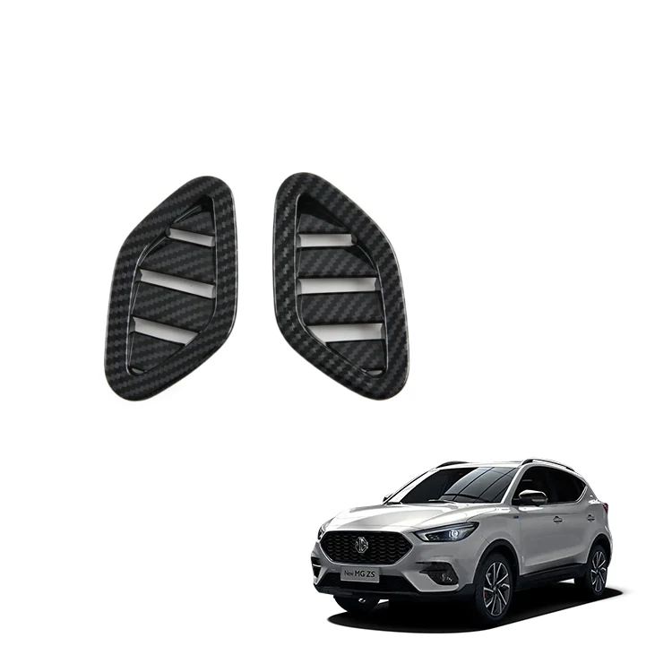 Takip ng Ventilasyon sa Harap ng Kotse para sa MG ZS na Karagdagang Palamuti na May Disenyong Carbon Fiber na Takip ng Air Outlet Trim Mga Palamuting Panloob