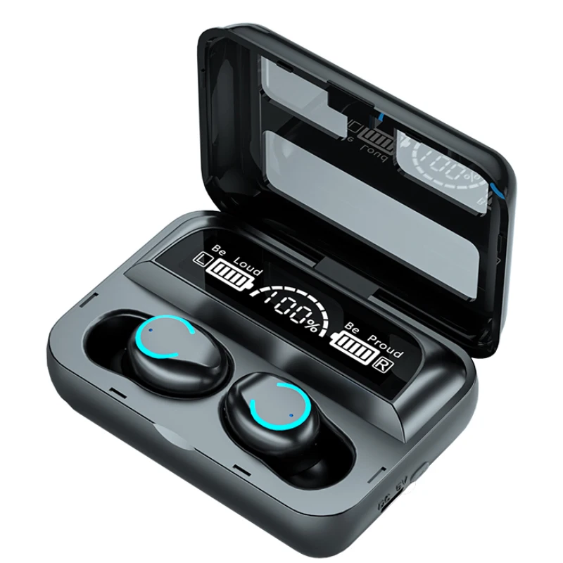 Fone De Ouvido Tws R15,Novidade,Fones De Ouvido,Fones Auriculares,Intra  Auricular,Sem Fio,Suporte A Siri 2000mah,Para Iphone E Android - Buy R15  Fones De Ouvido À Prova D' Água,Banco Do Poder R15 Fone De Ouvido,Siri