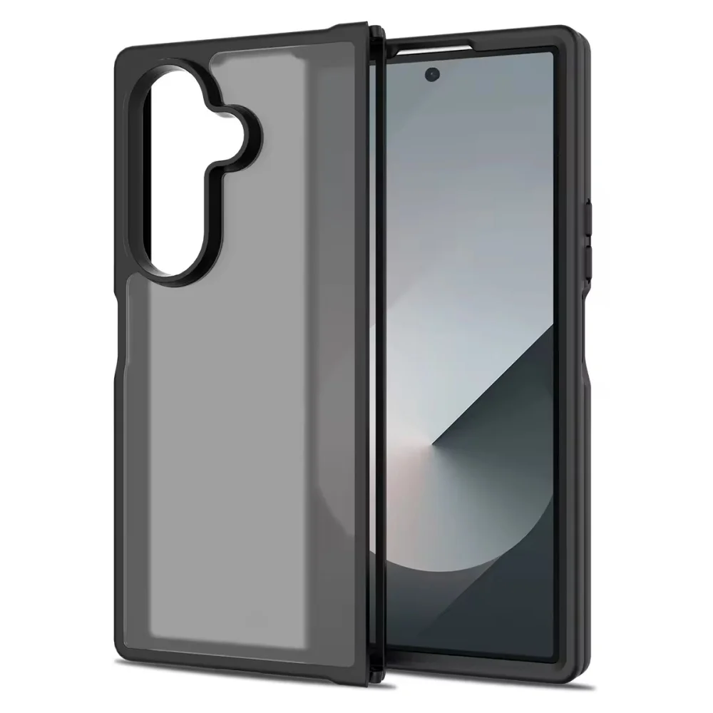 product phone cases for samsung galaxy z fold 7 case tpu pc skin friendly anti yellow shockproof matte magnets-2