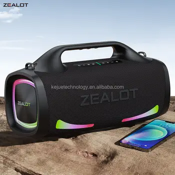 ZEALOT S79 Boombox 3 Wireless Speaker Bt5.2 Outdoor Party Music Box Subwoofer Powerful Outdoor Bluetooth