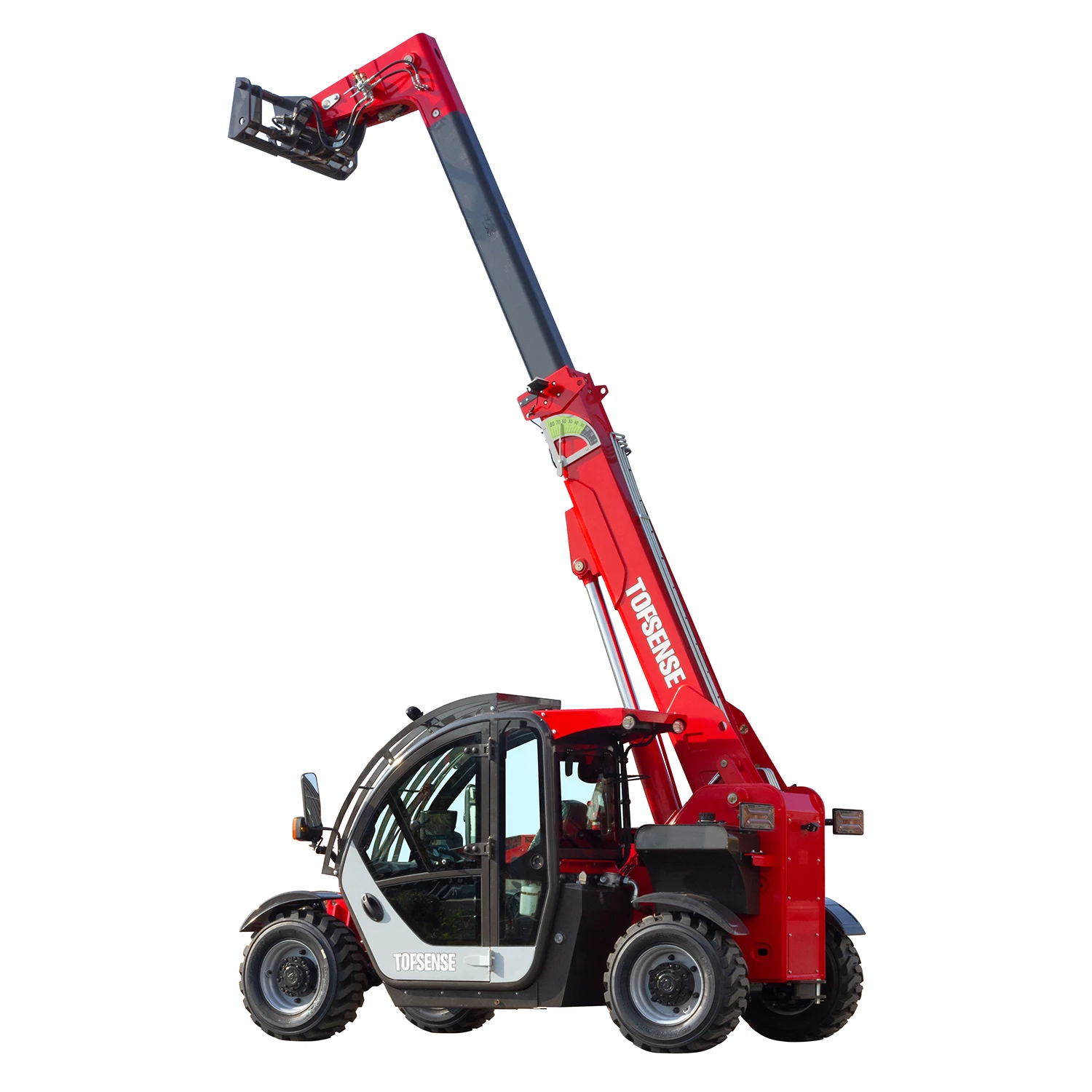 Telehandler Heavy Load 6m Hydraulic Boom Telehandler Forklift Telescopic Lift with Cabin Heavy ...