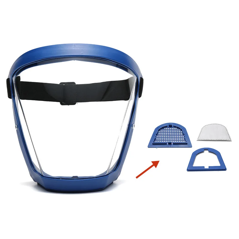 Низкая цена интегрированный изолирующий экран высокой четкости противотуманный прозрачный защитный для всего лица ПК велосипедный спортивный щит