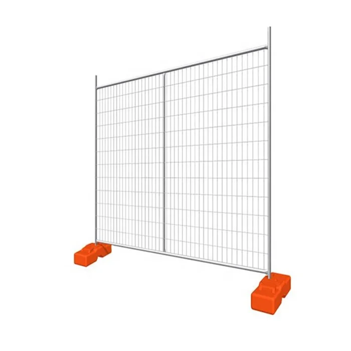 AU No-Dig Orange Temporary Construction Fence 50*50mm Mesh 6 X 8 Garden Building Hire Steel Frame Low Maintenance