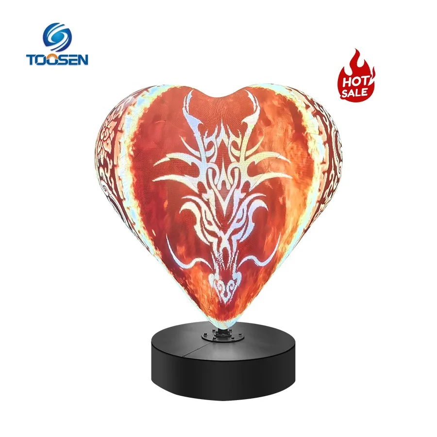Heart shaped LED screen