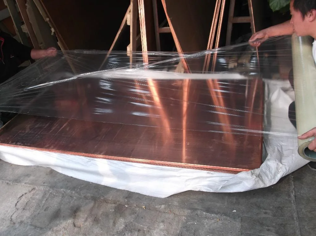 99.9% C51050 metal purple red cathode copper sheet 4x8 supplier 0.3mm 3mm 5mm 10mm 20mm thickness pure C51050 copper plate