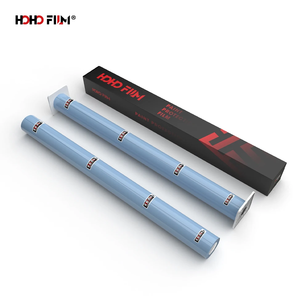 Sky Blue Sunroof Film Tpu Paint Protection Film High Transparency Safety Window Film For Car