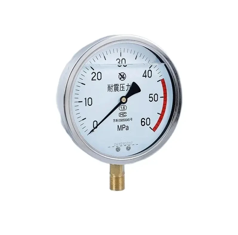 Negative Pressure Gauge Yn150 Shockresistant Pressure Gauge Oil