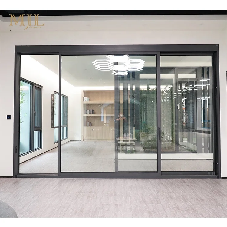 Cheap Aluminium Frame Glass Sliding Doors Lowes Patio Doors Glazing Sliding Door