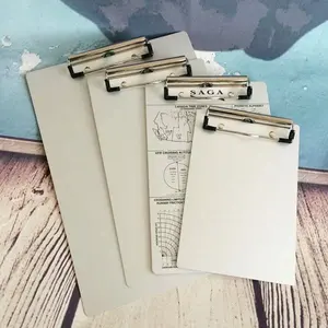 2026 2026 Best Seller High Quality Custom Printed A4 A5 A6 Metal Aluminum Clipboard with Pen Holder
