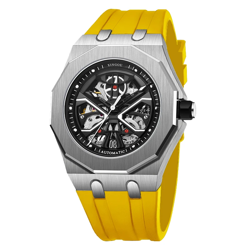 Brand Custom Analog Watch for Man Steel Luxury Waterproof Luminous Hands Men Wristwatch Montre Hommes