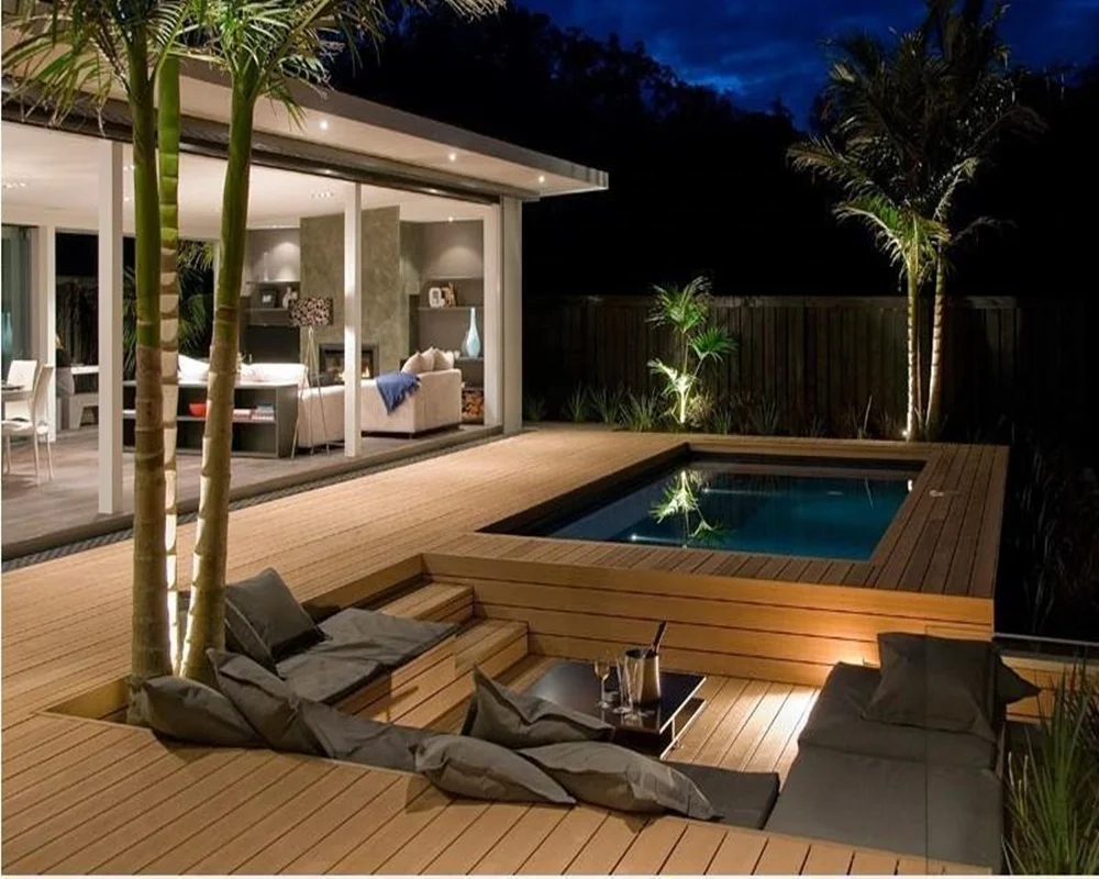 New material no pollution hot selling wood composite deck