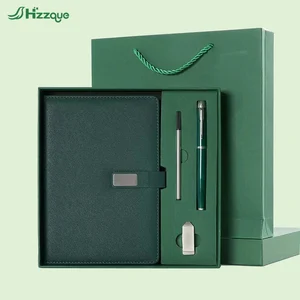 Promotional Luxury Marketing Corporate Executive Business Gift Office Products Flash Drive Notebook Gift Set