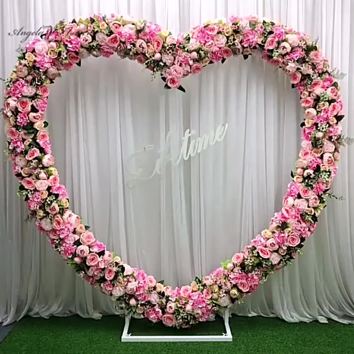 Wedding Flower Arch Background Arch Stage Props Decor Flower Stand ...