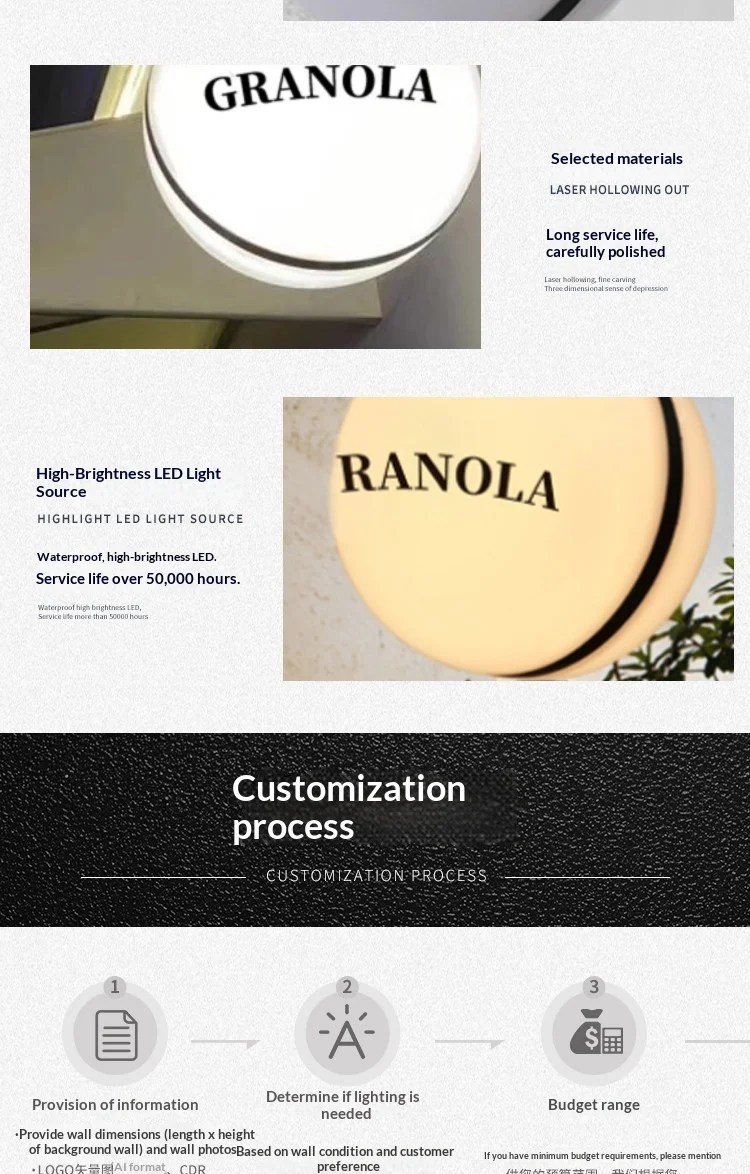Customization capabilities