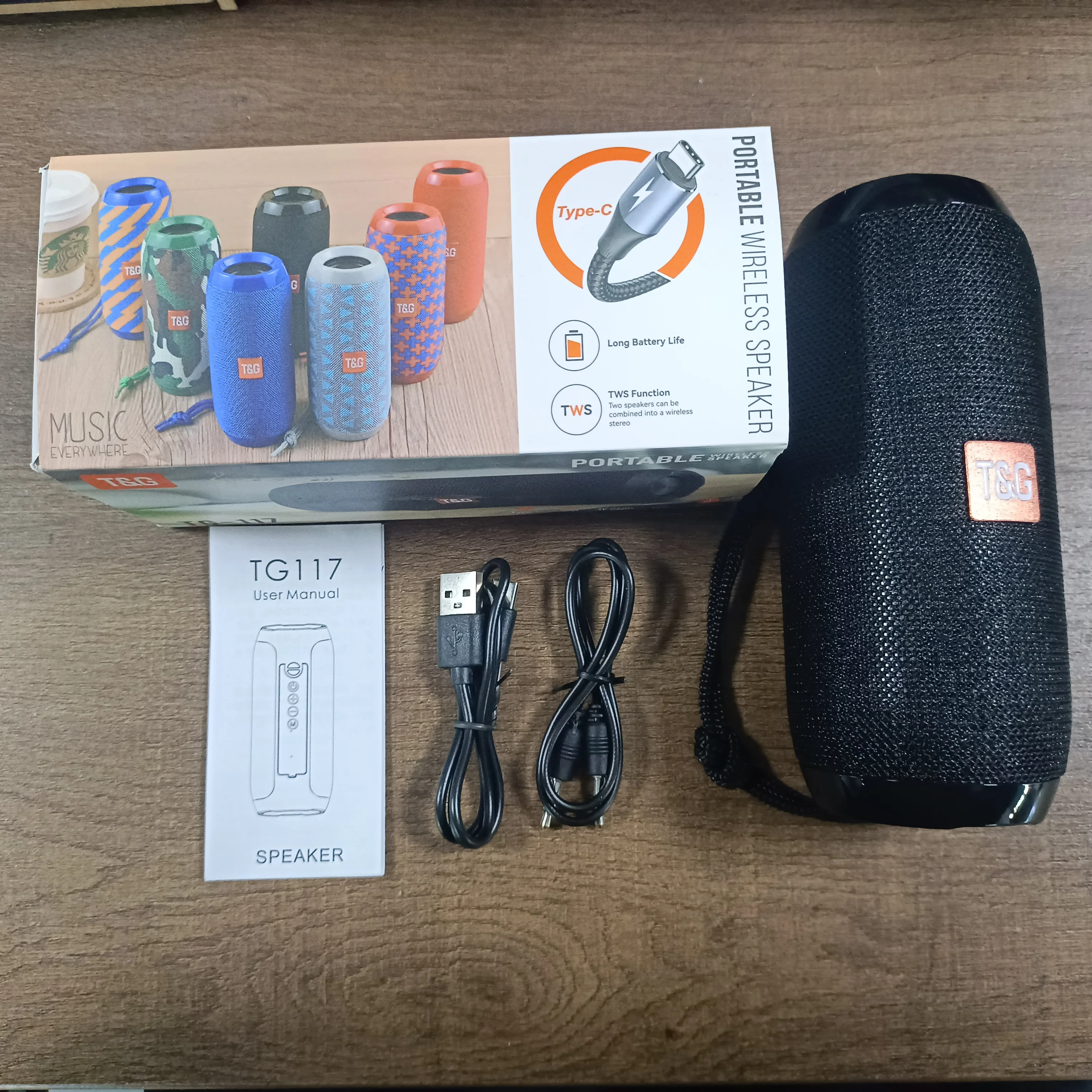 TG117 USB Player Waterproof BT Portable Speaker Super Quality Outdoor Wireless Speaker