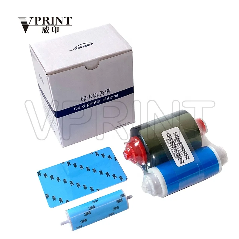 Compatible and NEW BXR.21112.GBZ Full Panel Color Ribbon YMCKO for Seaory S20 S21 S22 S22K PVC ID Card Printer 300 Prints