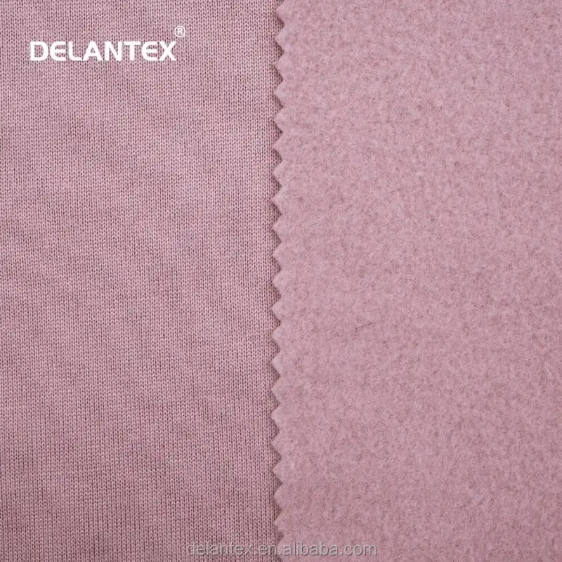 Delantex Custom Super Soft Raw Material Cute Graphics 100% Polyester Double Sided Polar Hoodie Fleece Fabric for Shirts Cloth