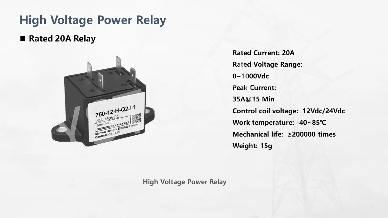 Ev Relay Auto Power Relays 800v 12v 24v 50a 100a 200a 300a Car Truck
