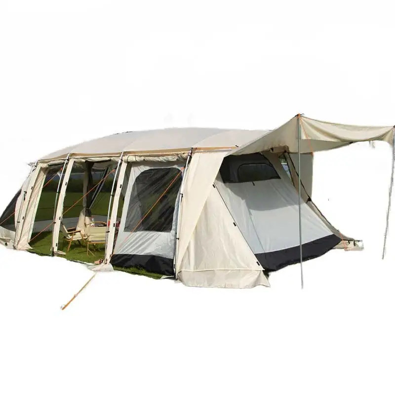 Camping Family Cabin Tent 14 Person Base Camp 4 Rooms Hiking Shelter