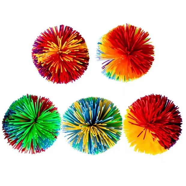 String Ball Mini Stringy Ball - Bouncy, Fluffy Juggling Toy for All Ages