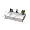 Lavabo Integrado de 80cm - Una sola capa
