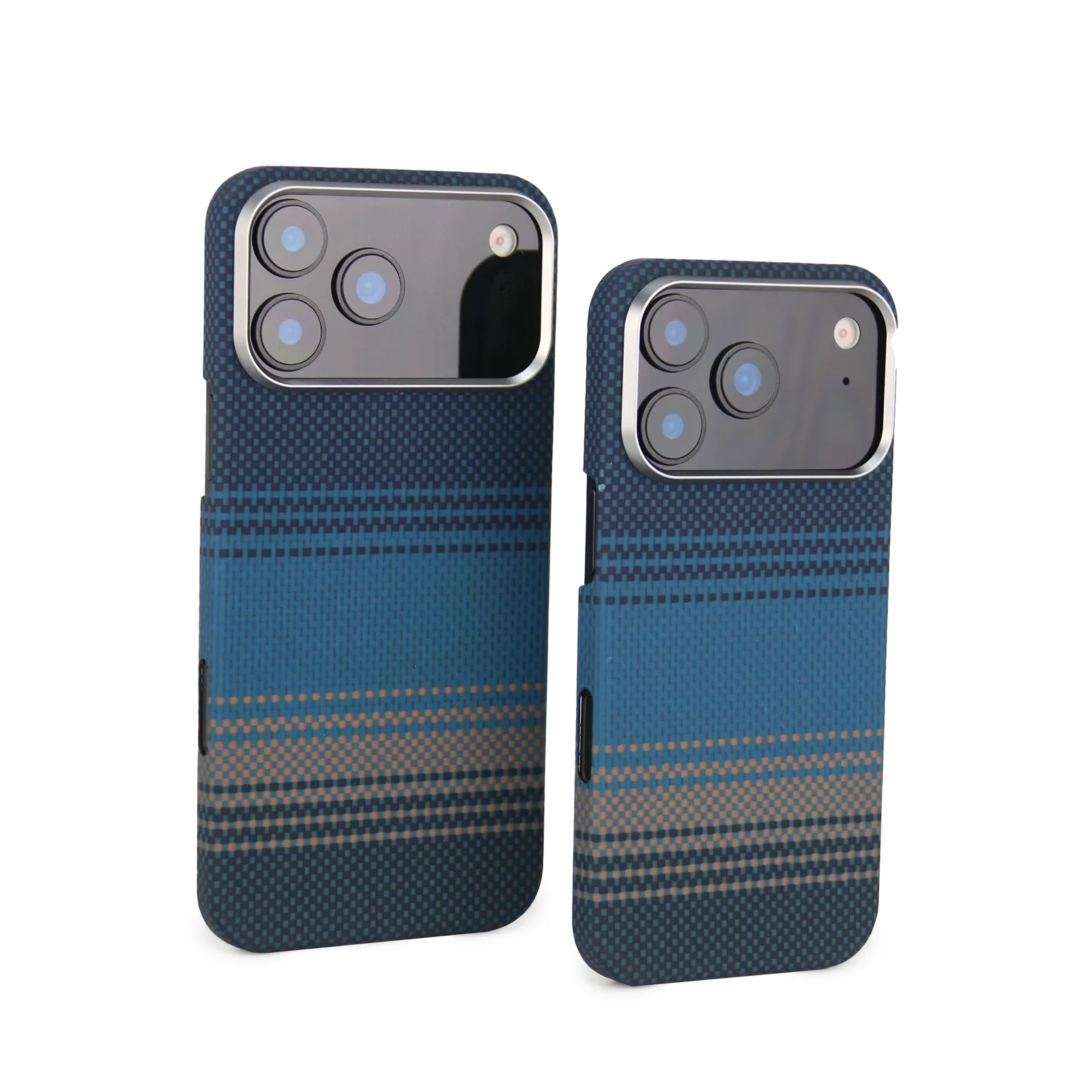 product laudtec carbon fiber phone cases for iphone 17 air 16 15 pro max magnetic charging simple back cover customized logo sjk1091-3