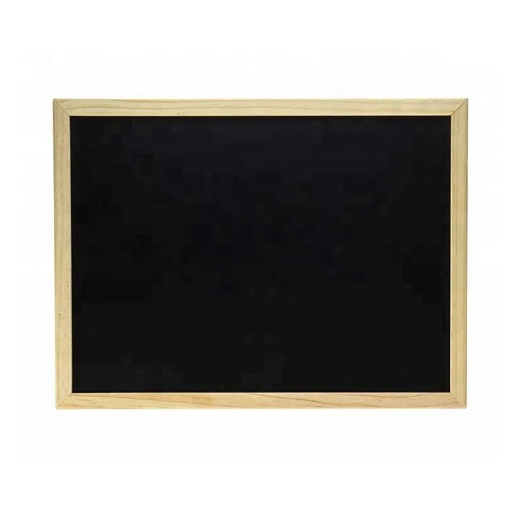 Erholi 10 Pcs/Pack Shop Party Home Use Mini Blackboard Erasable Useful Wood Message Chalkboards 