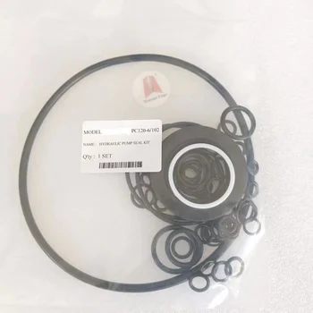 Super March EXPO Excavator Spare Parts PC120-6/102 Hydraulic Piston Pump Repair Kit Seal Kit for KOMATSU Hydraulic Pump Seal Kit