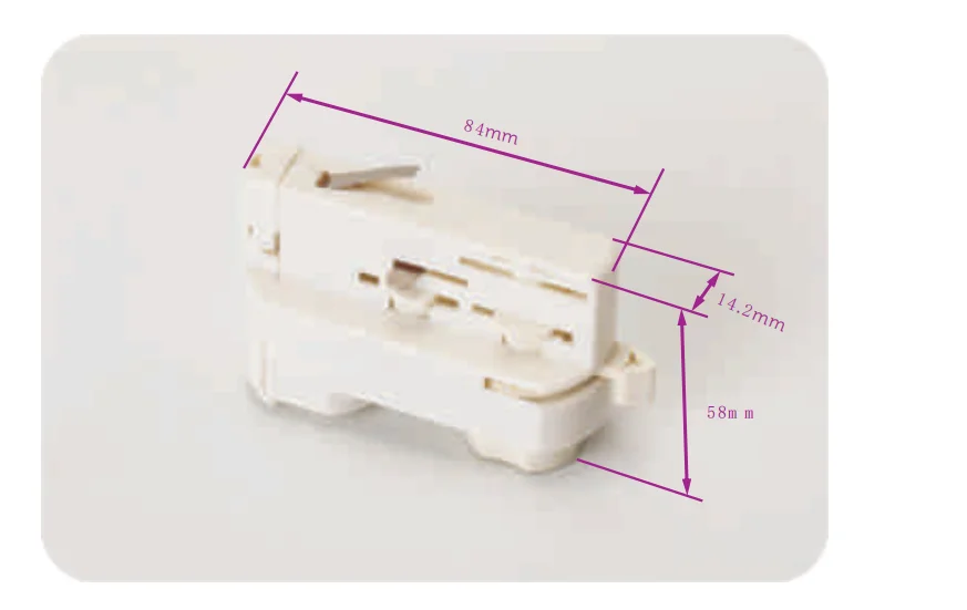 Two-wire four-wire COB track spotlight kit LED track light 30W 40W
