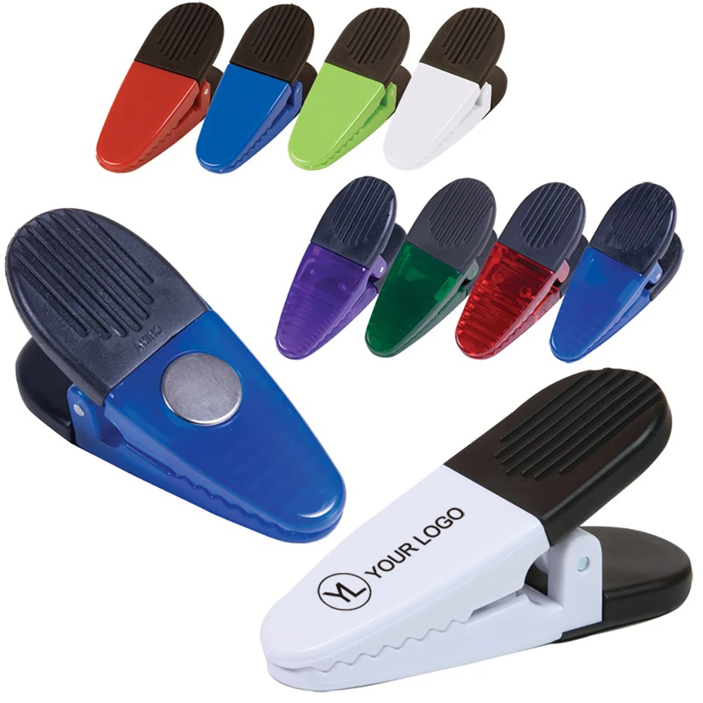 Кухонный мини-держатель магнитных зажимов для холодильника прозрачный пластиковый магнитный держатель записей зажим бумаги A4