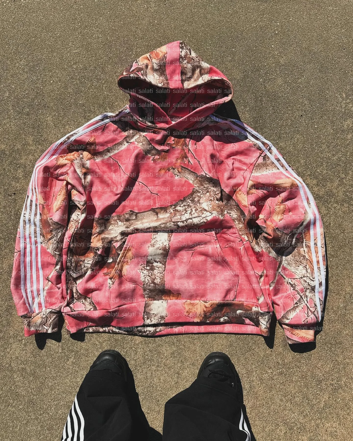 Custom Hooded Sweatshirt Heavyweight Boxy Pullover Dtg Sublimation Print  Hunting Oversized Camouflage Real Tree Camo Hoodie Men