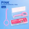 2pcs dans une boîte en plastique - Rose