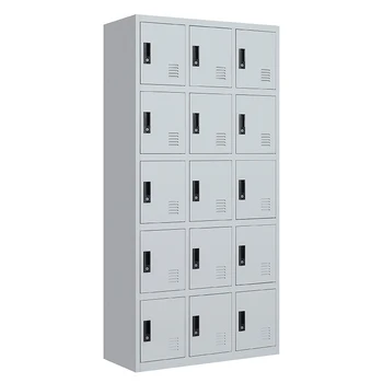 High Quality Metal School Gym Moistureproof Storage Lockers 12 Doors Clothes Locker Box
