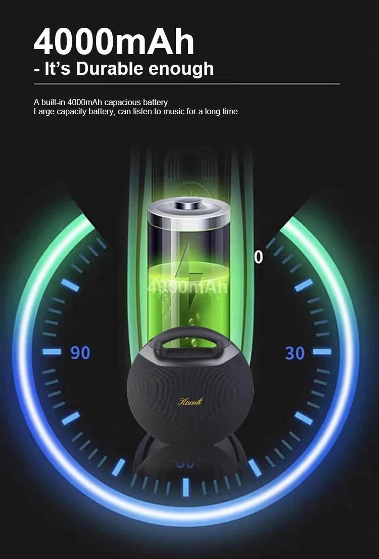 Kisonli K11 50W Dj Sound Box Speakers Professional Bass Bt Wireless Speaker