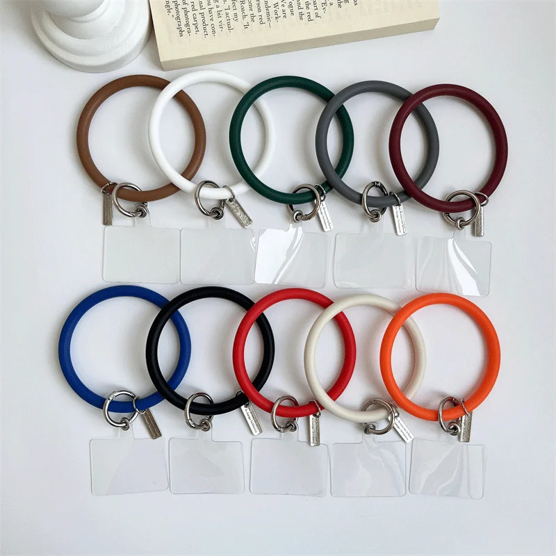 All model colors customization shoulder straps  Universal Short Neck Wear Strap Keychain Mobile Phone Tether Patch with Rope