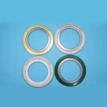 SS304 SS316 Stainless Steel Graphite Packing Internally reinforced spiral wound graphite gasket Seal Flange Gaskets