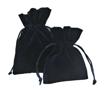 Personalized Custom Gift Drawstring Velvet Flannelette Bags