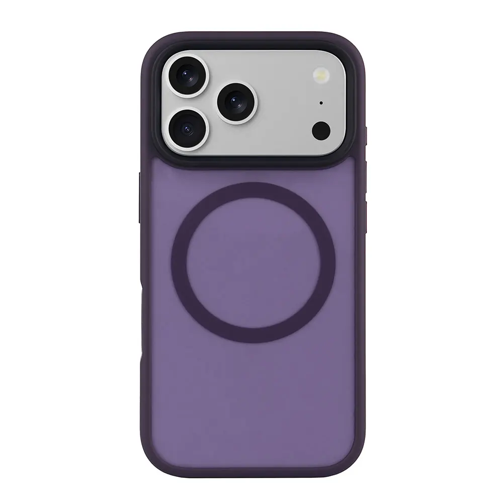 product matte luxury tpu pc translucent anti scratch phone case crystal magnetic solid phone cover for iphone 17 air pro max-2