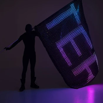 Factory Star Curtain Velvet Led Beads RGB Event Parade Decor Flexible Washable Reusable for Wedding Party Club Event