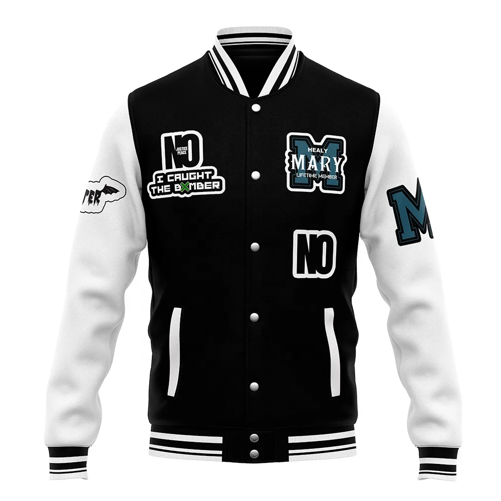 Vêtements de sport d'école veste de Baseball décontractée veste d